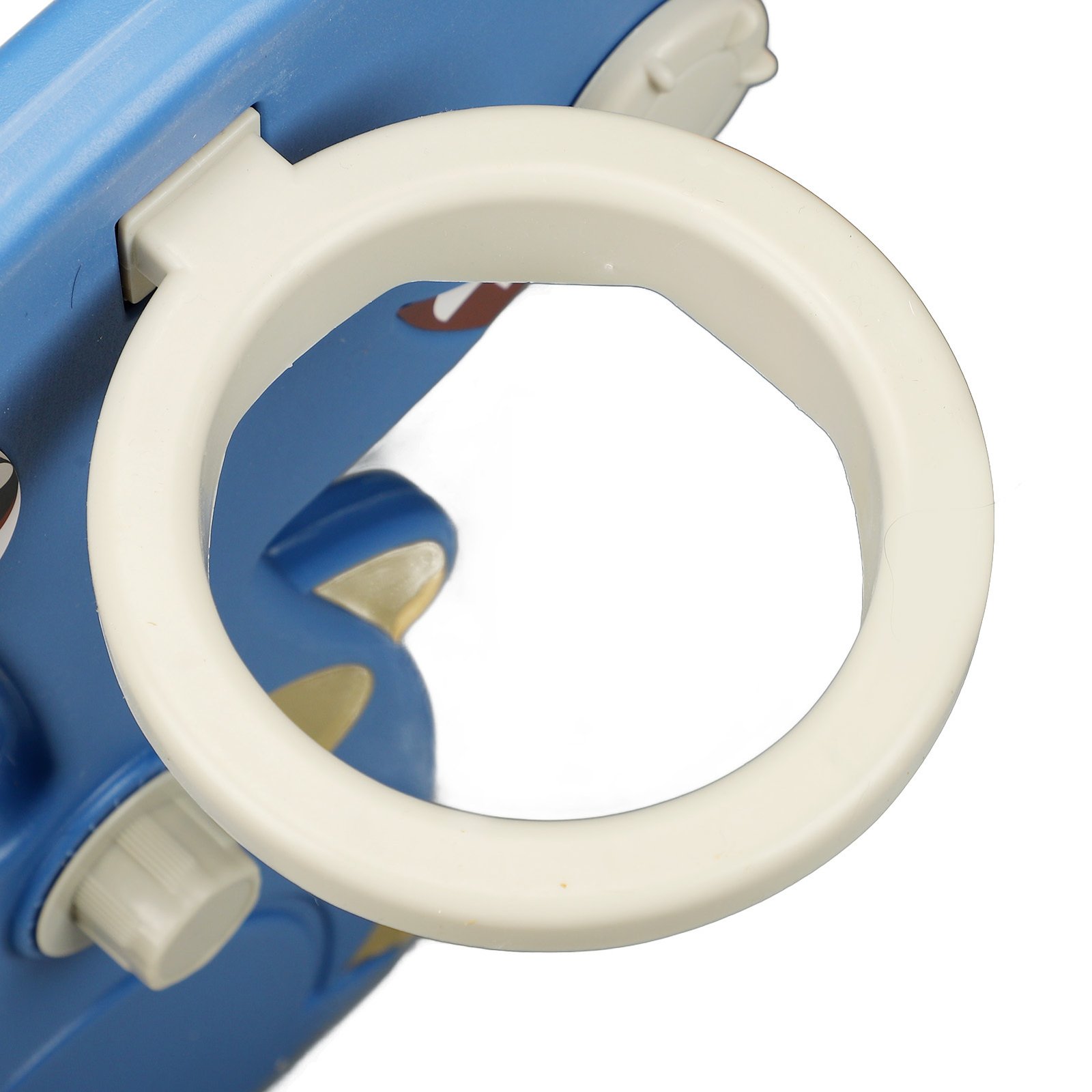 Toddler Indoor Slide For 0 To 3 Years Old Easy Assembly Dinosaur Shape Foldable Slide With Basketball Hoop Stairs Blue - Image 7