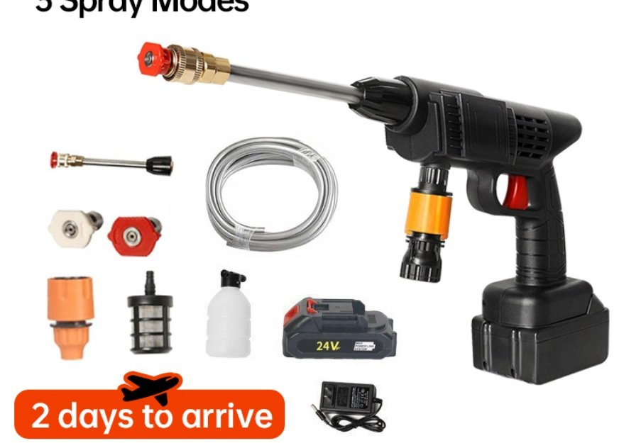 Cordless high pressure car wacher