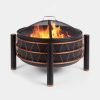 Black & Copper Fire Pit