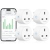 4 Pack Smart Plug with Energy Monitoring works with Alexa and Google Home