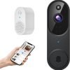 Wireless Wi-Fi Video Doorbell Camera with AI Human Detection