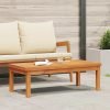 Outdoor Coffee Table - Solid Acacia Wood, Slatted, Weather-Resistant, 100x50x33cm