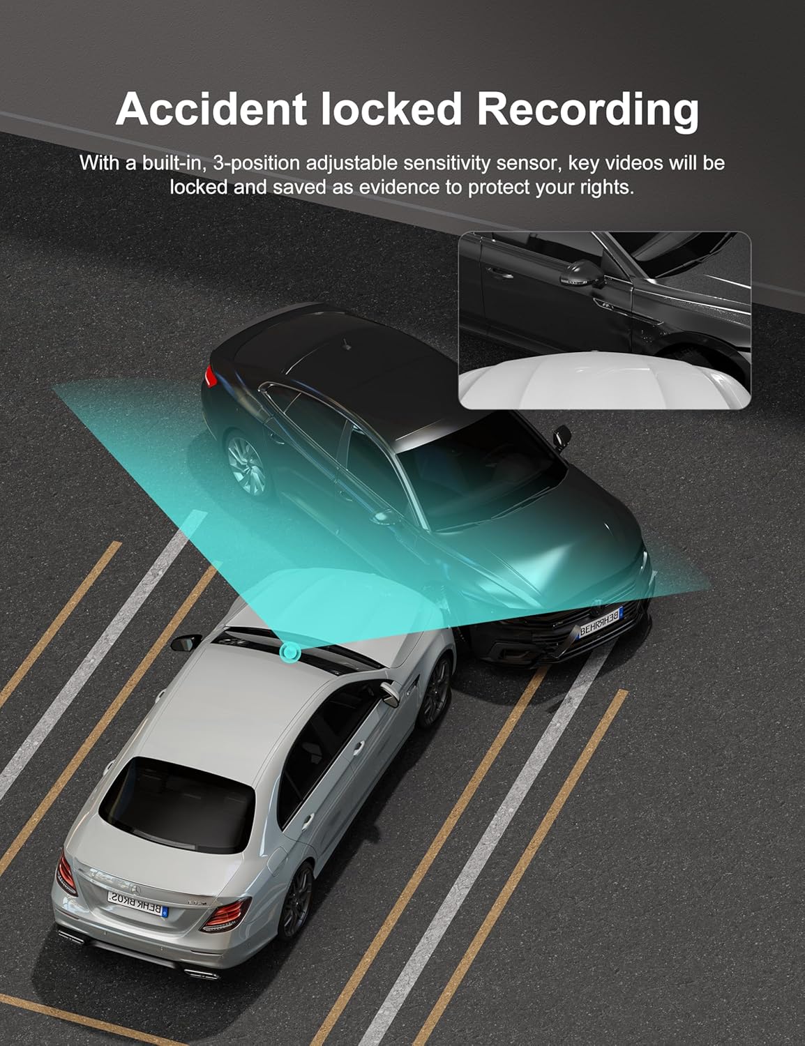 2.5K Car security WiFi Dash Cam with Night Vision - Image 6