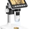4.3 Inch  Screen Digital Microscope with 50X-1000X Magnification Compatible with MacOS & Windows