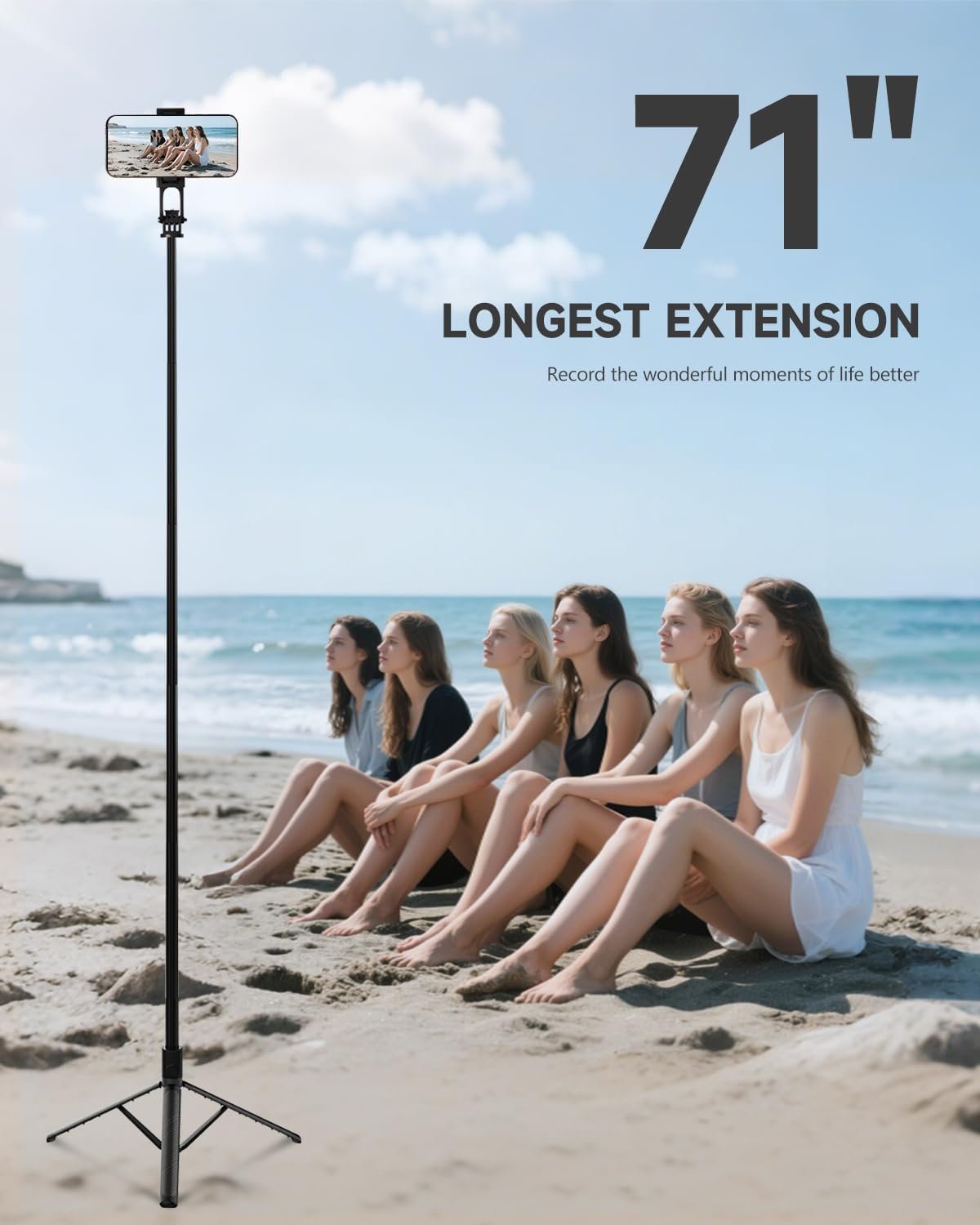 180cm Aluminum All in One Extendable Tripod - Image 3