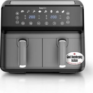 8 in 1 Dual Zone Air Fryer - 9L Capacity for Healthy Meals - 2 Years Warranty