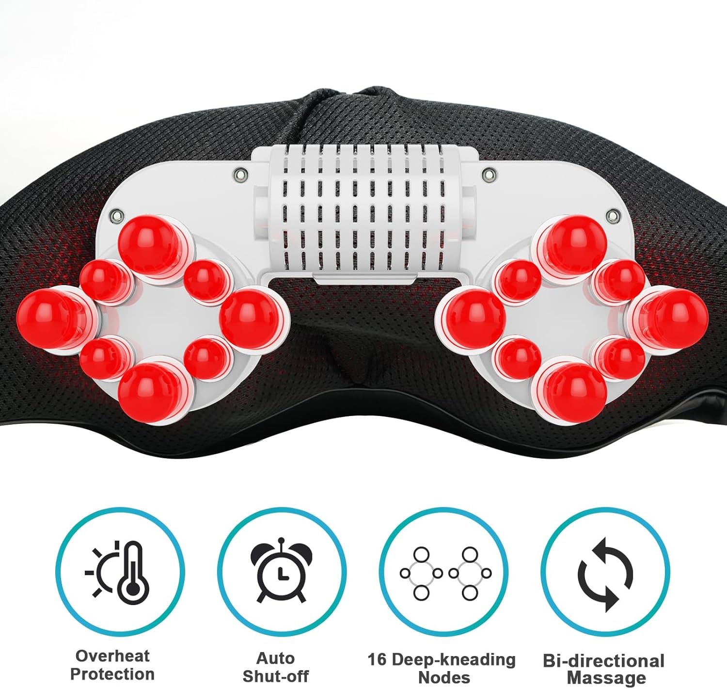 Shiatsu Deep Tissue Heat Neck Massager - Image 5