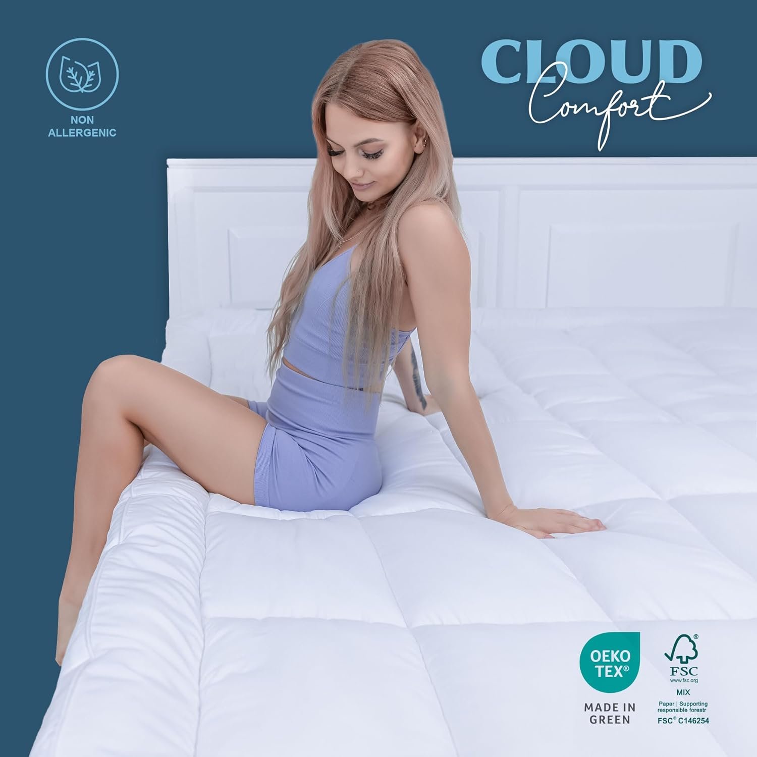 Hypoallergenic Mattress Topper - Image 4