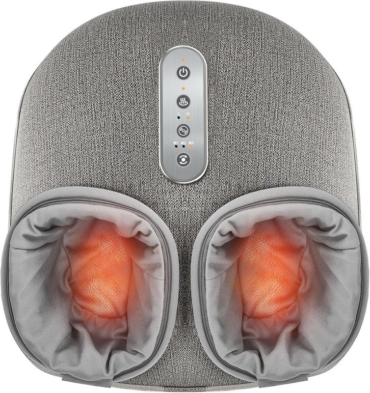 Shiatsu Heated Foot Massager Machine - Deep Kneading Massager - Image 2