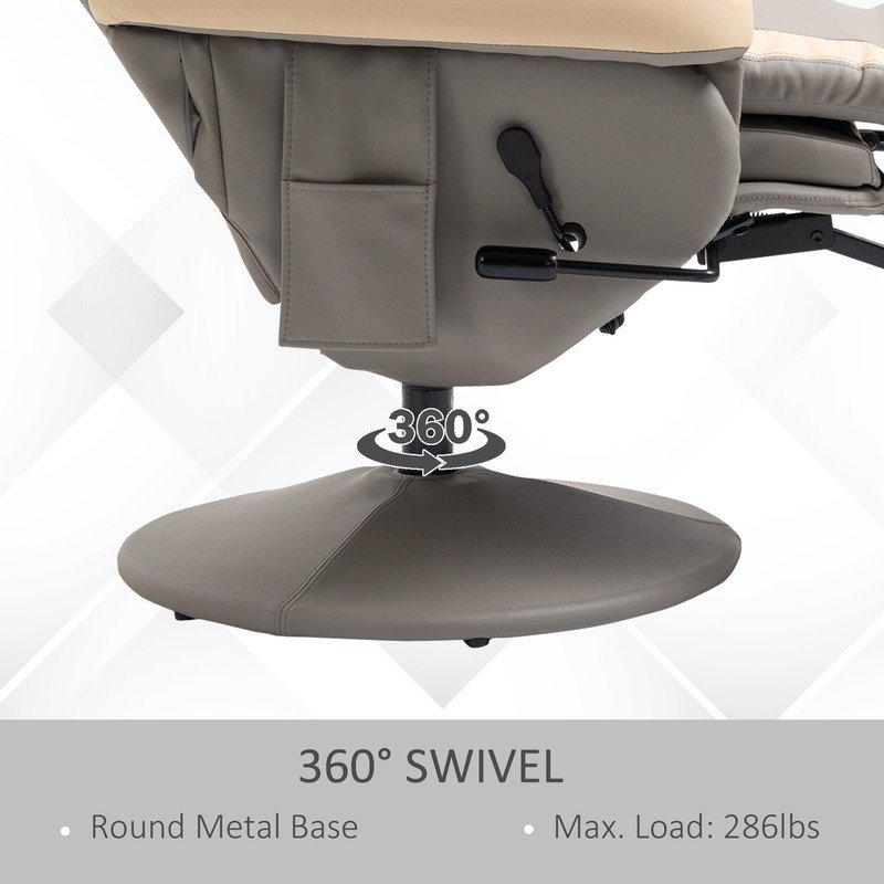 Gamer Recliner Armchair with Footrest - Image 7