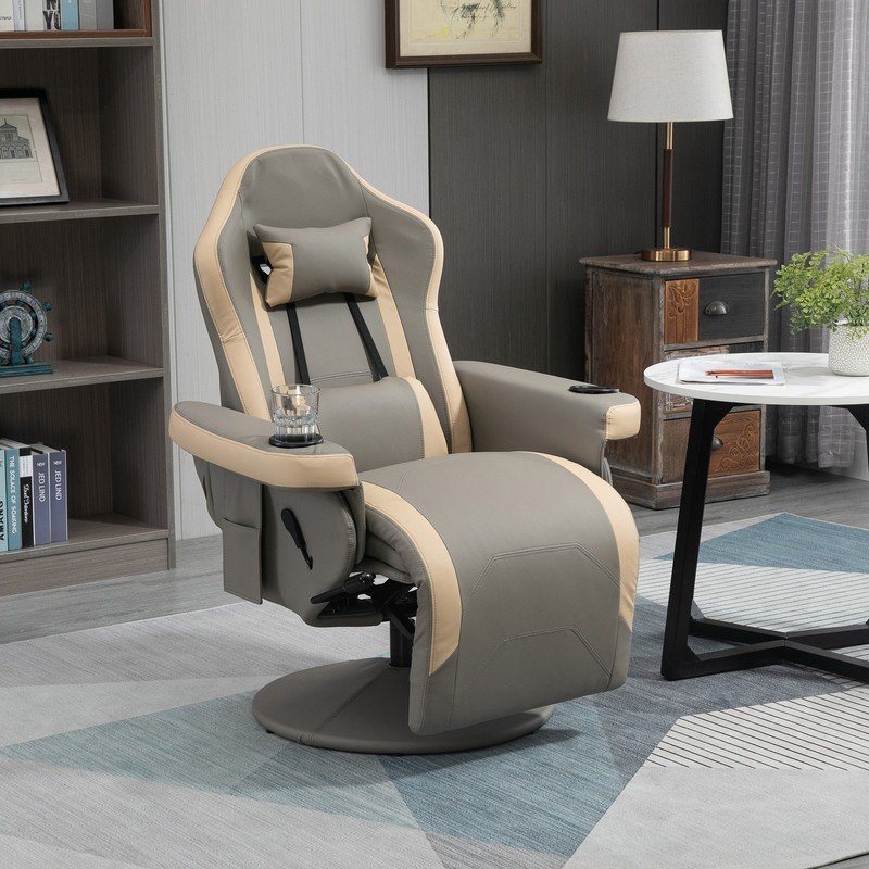 Gamer Recliner Armchair with Footrest - Image 10