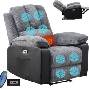 8 Point Heated Massager Armchair Sofa