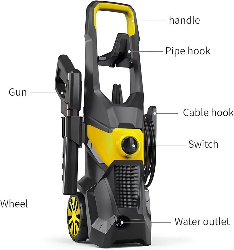 130 Bar High Power Jet Pressure Washer - Image 2
