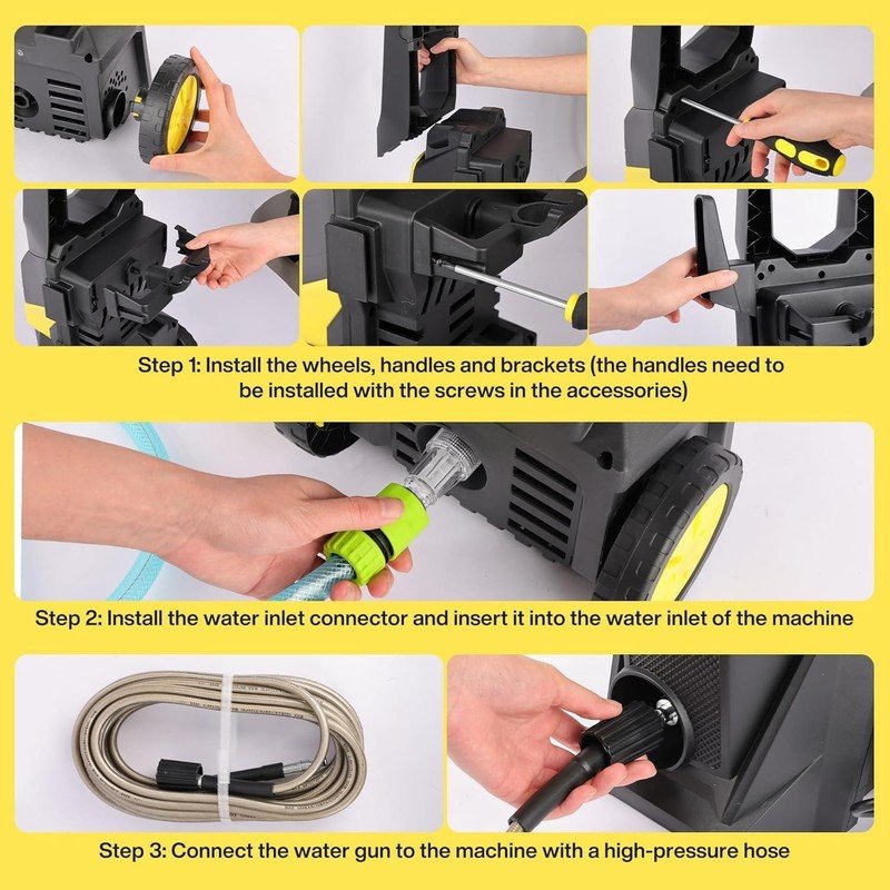 130 Bar High Power Jet Pressure Washer - Image 4