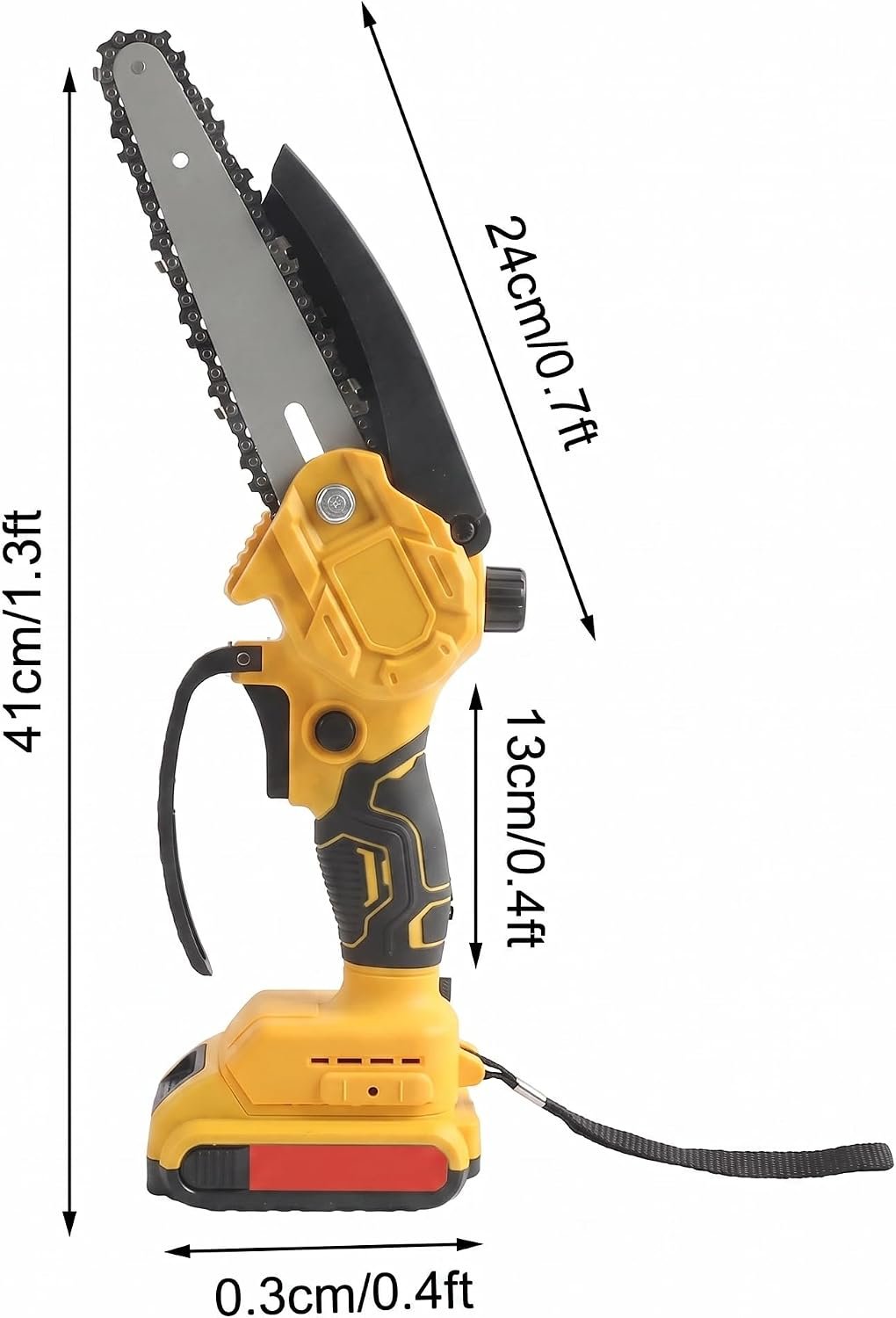 8 Inch Brushless & Cordless Mini Chainsaw Kit - Image 3