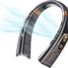 Bladeless Wireless Neck Fan with 5 Speeds and LED Display
