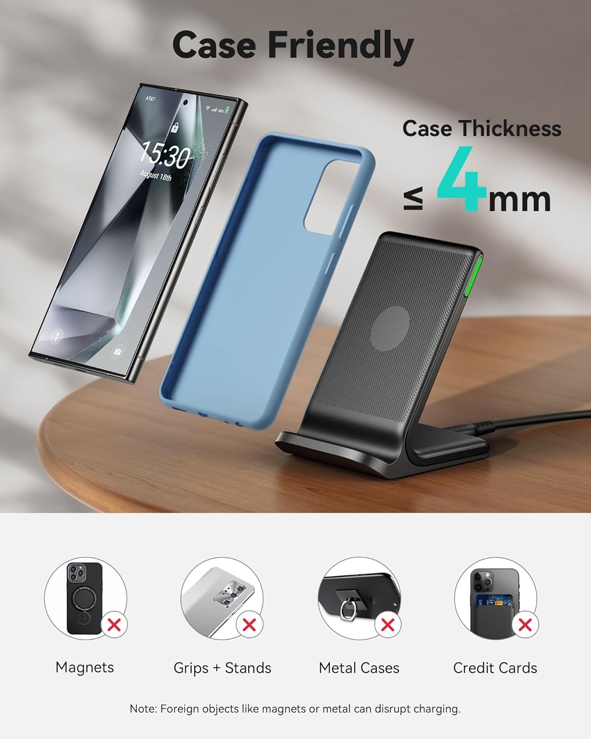 15W Wireless Fast Charging Stand - Image 7