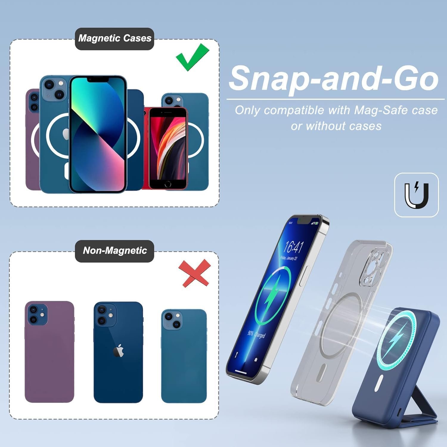 iPhone Magsafe Power Bank Wireless Charger 10000mAh - Image 5