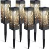 6 Pack Waterproof Garden Solar Lights 