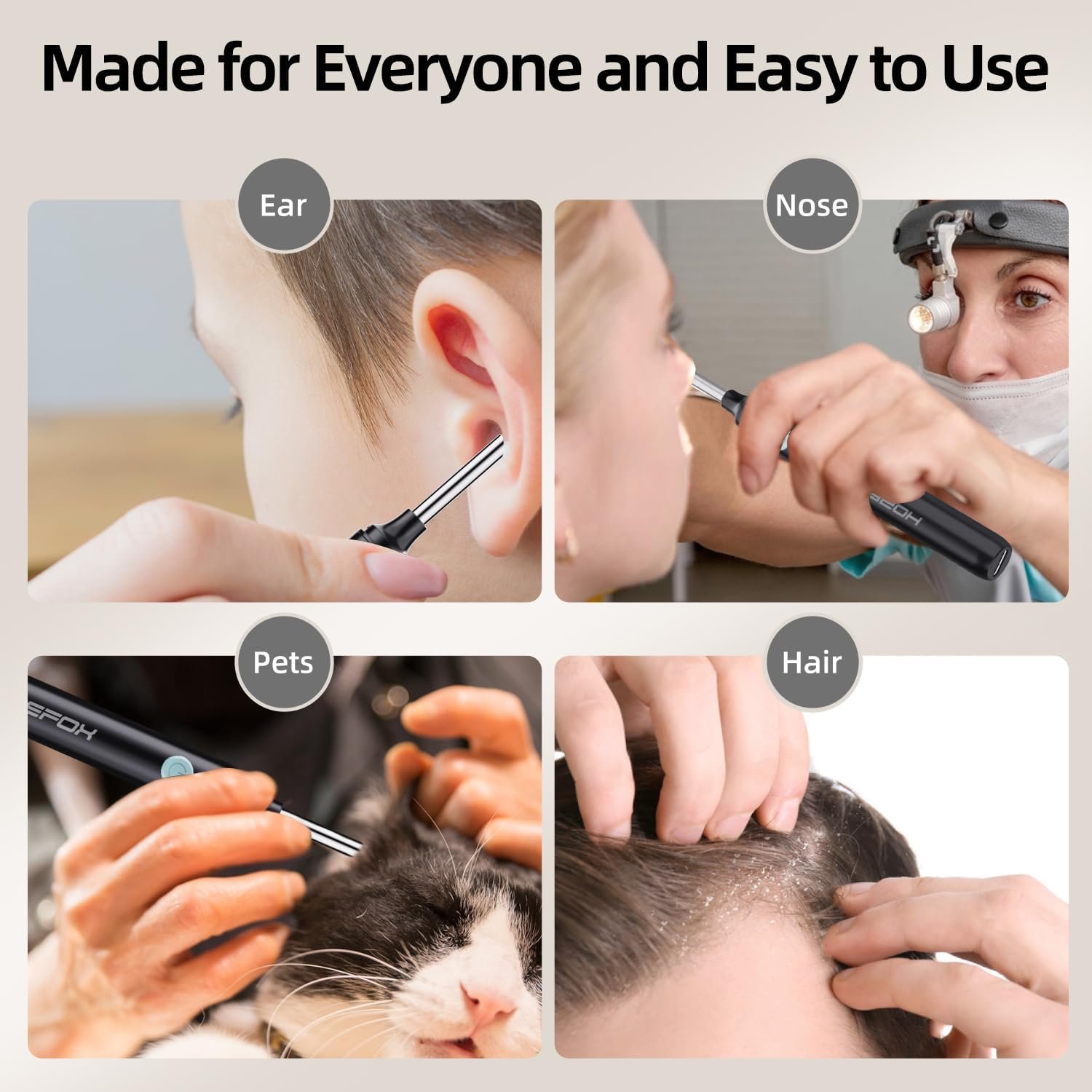 Wireless Camera Ear Wax Removal Kit - for iOS & Android - Image 7