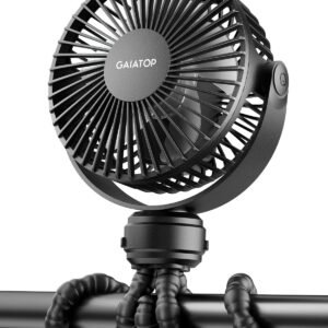 Rechargeable Small Clip on Mini Portable Pram Fan