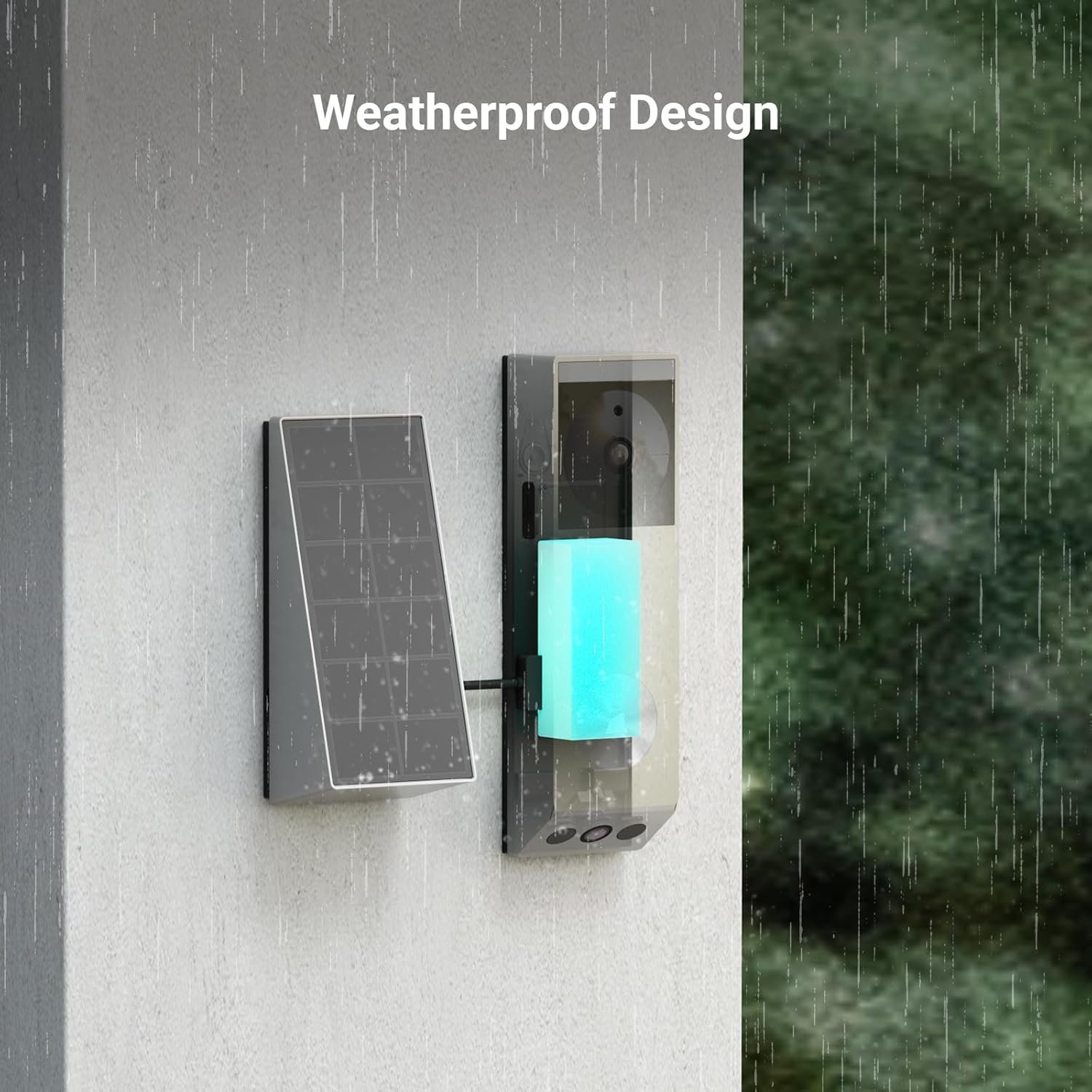 2K Dual-Lens Video Doorbell Camera with Touch Screen Monitor - Image 6