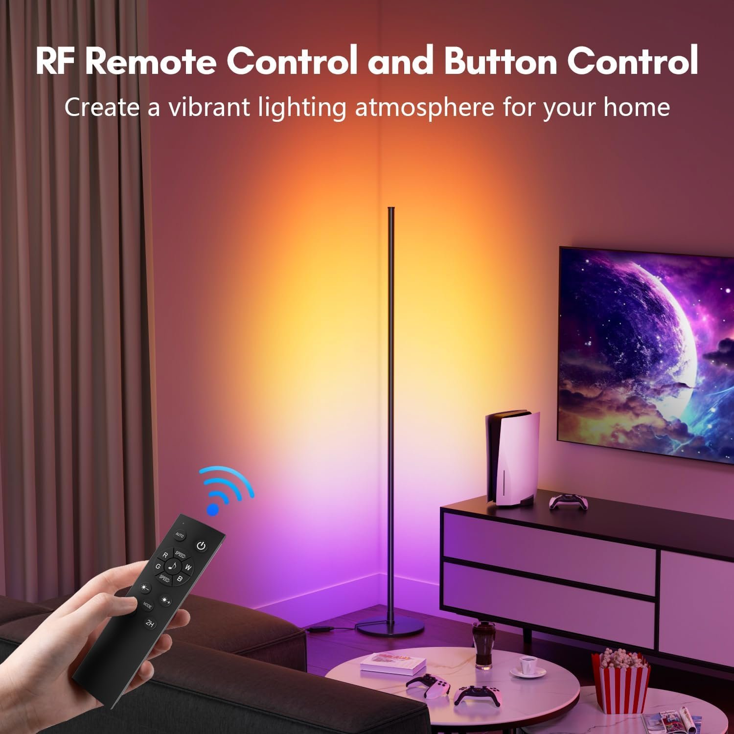 172 LED RGB Floor Lamp with Timing and Music Function - Image 3