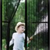 Magnetic Fly Mesh Screen Door fits Door - Self Sealing - 90cm × 210cm
