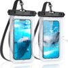 2 Pack 7 inch IPX8 Waterproof Phone Underwater Case 
