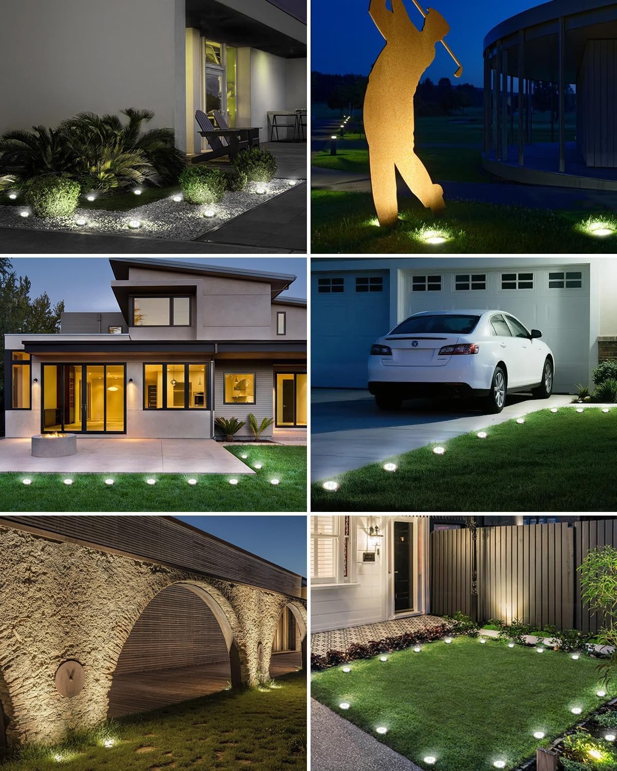 10 Pack Outdoors Solar Ground LED Lights - Image 6
