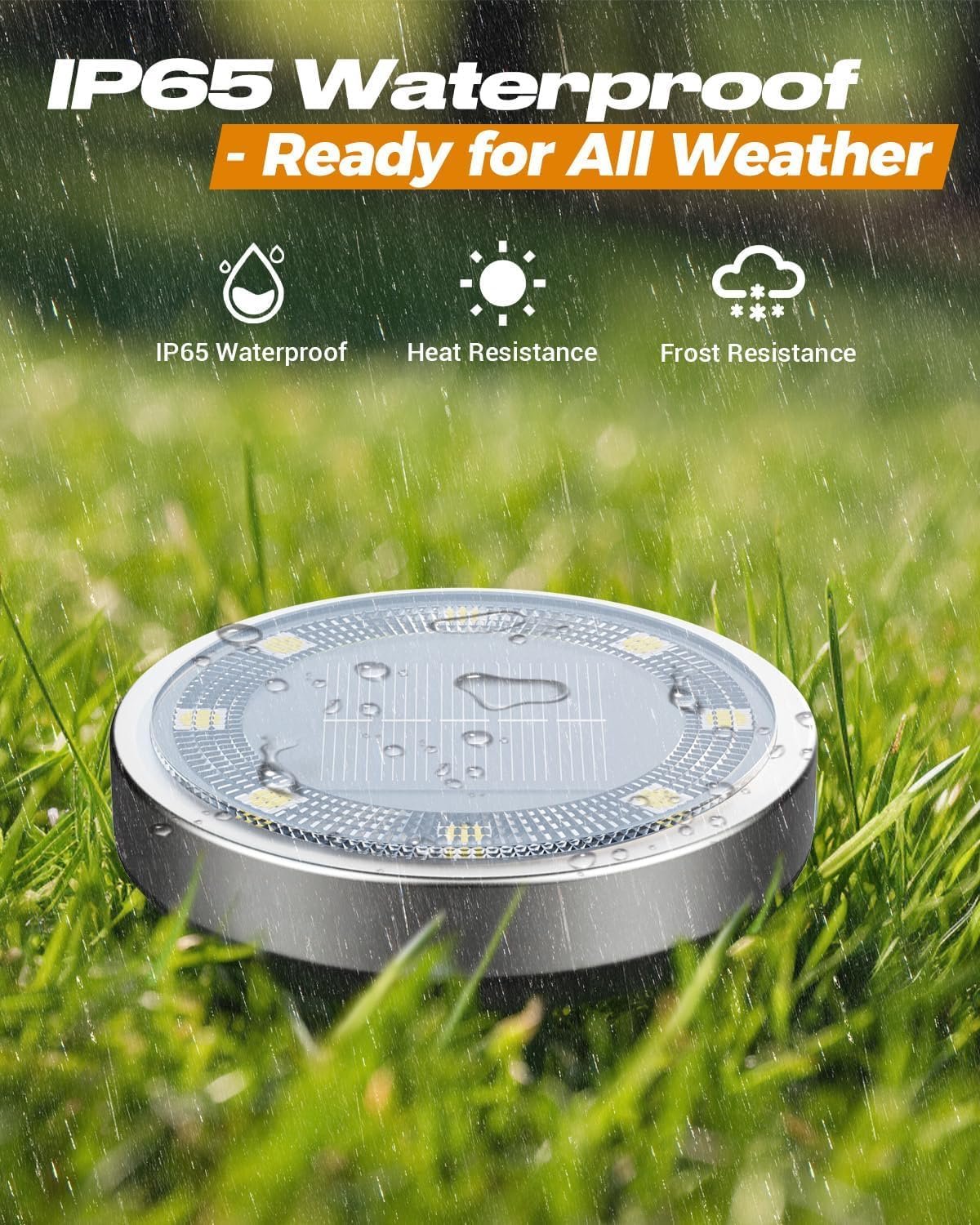10 Pack Outdoors Solar Ground LED Lights - Image 4