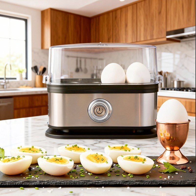 6 Egg Electric Boiler Steamer Cooker