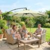 3 Meters Banana Parasol Umbrella - Colour Beige