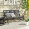 3 Seater Glider Rocking Chair Bench