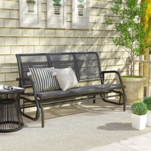 3 Seater Glider Rocking Chair Bench