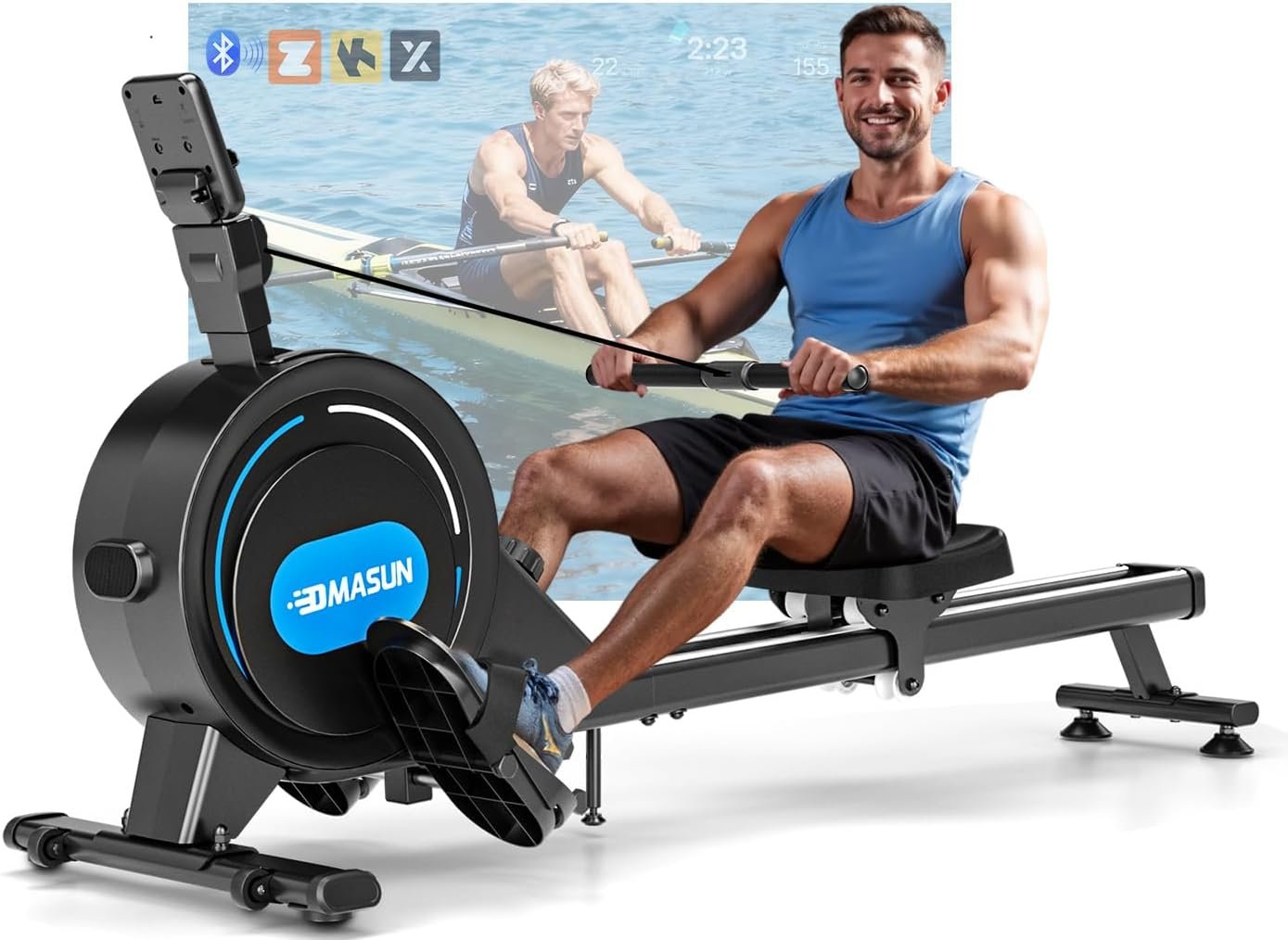 32 Levels Quiet Resistance Magnetic Rowing Machines