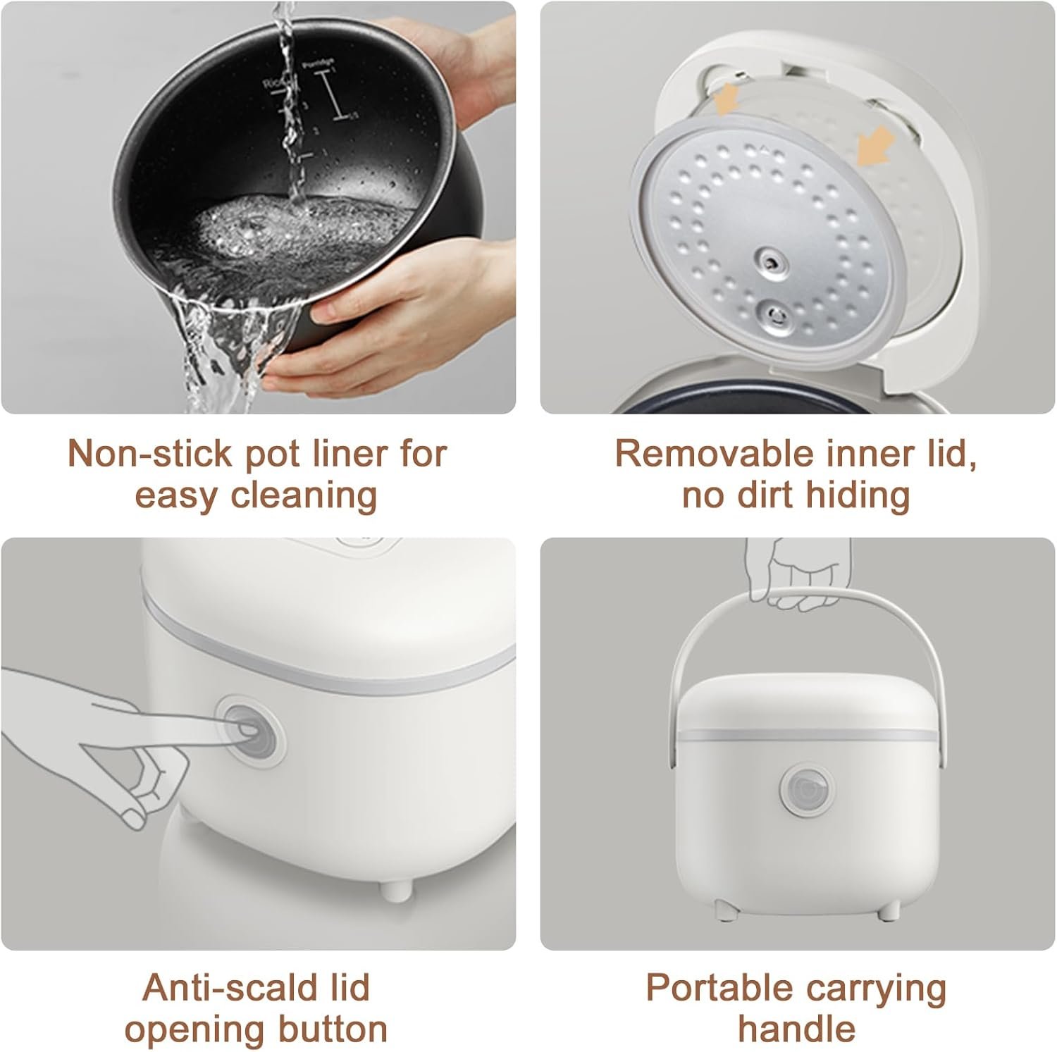 Multifunctional Rice Cooker Steamer - Image 6