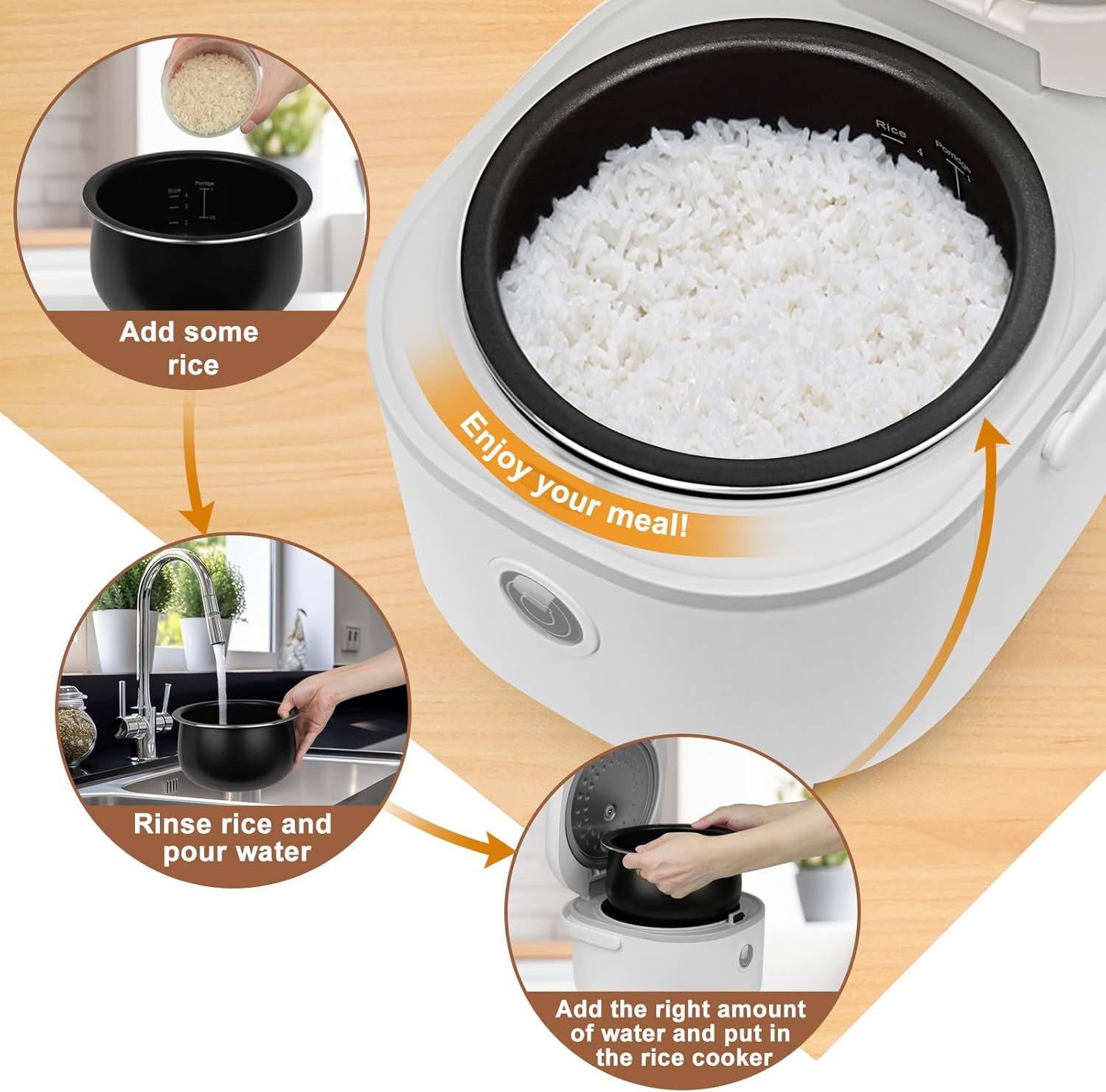 Multifunctional Rice Cooker Steamer - Image 3