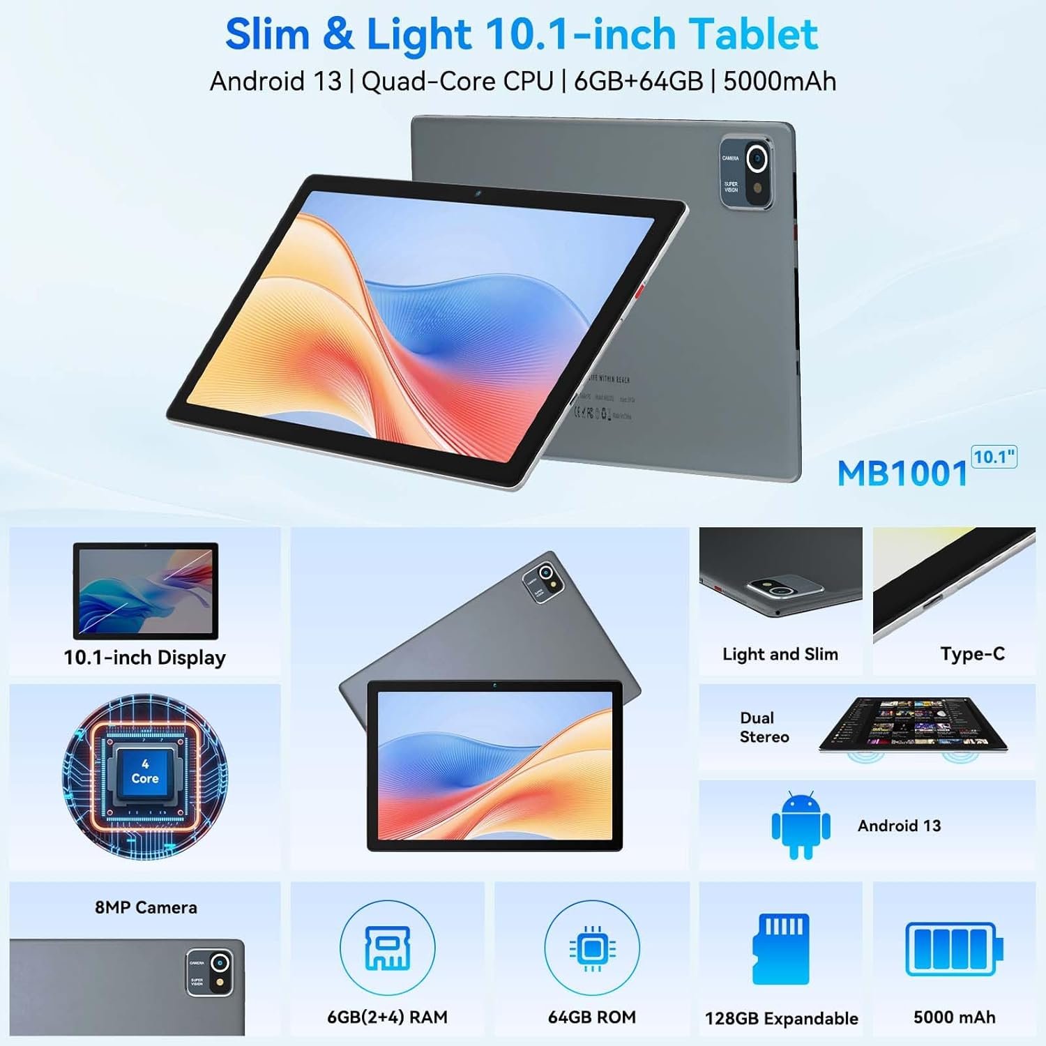 10 Inch Quad Core Android PC Tablet - Image 2