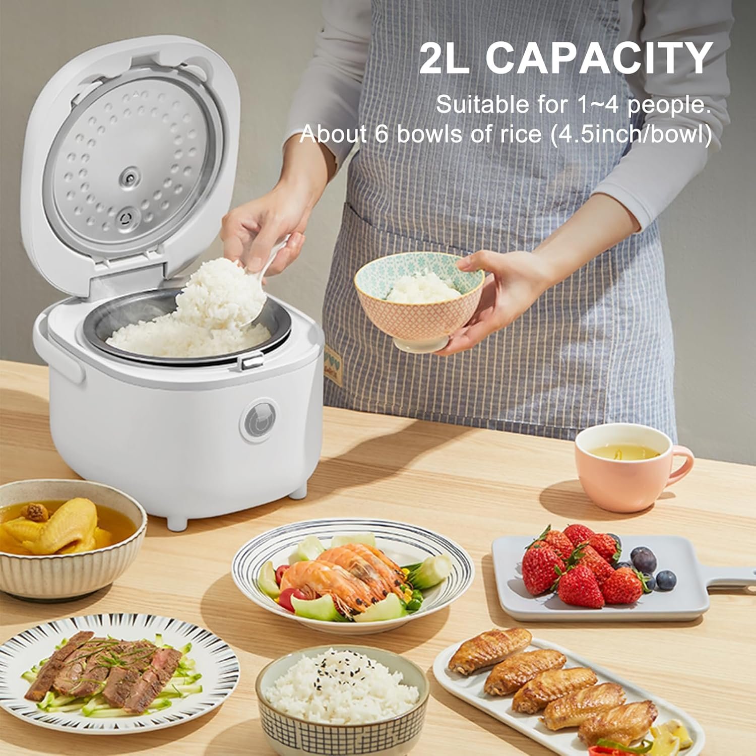 Multifunctional Rice Cooker Steamer - Image 4