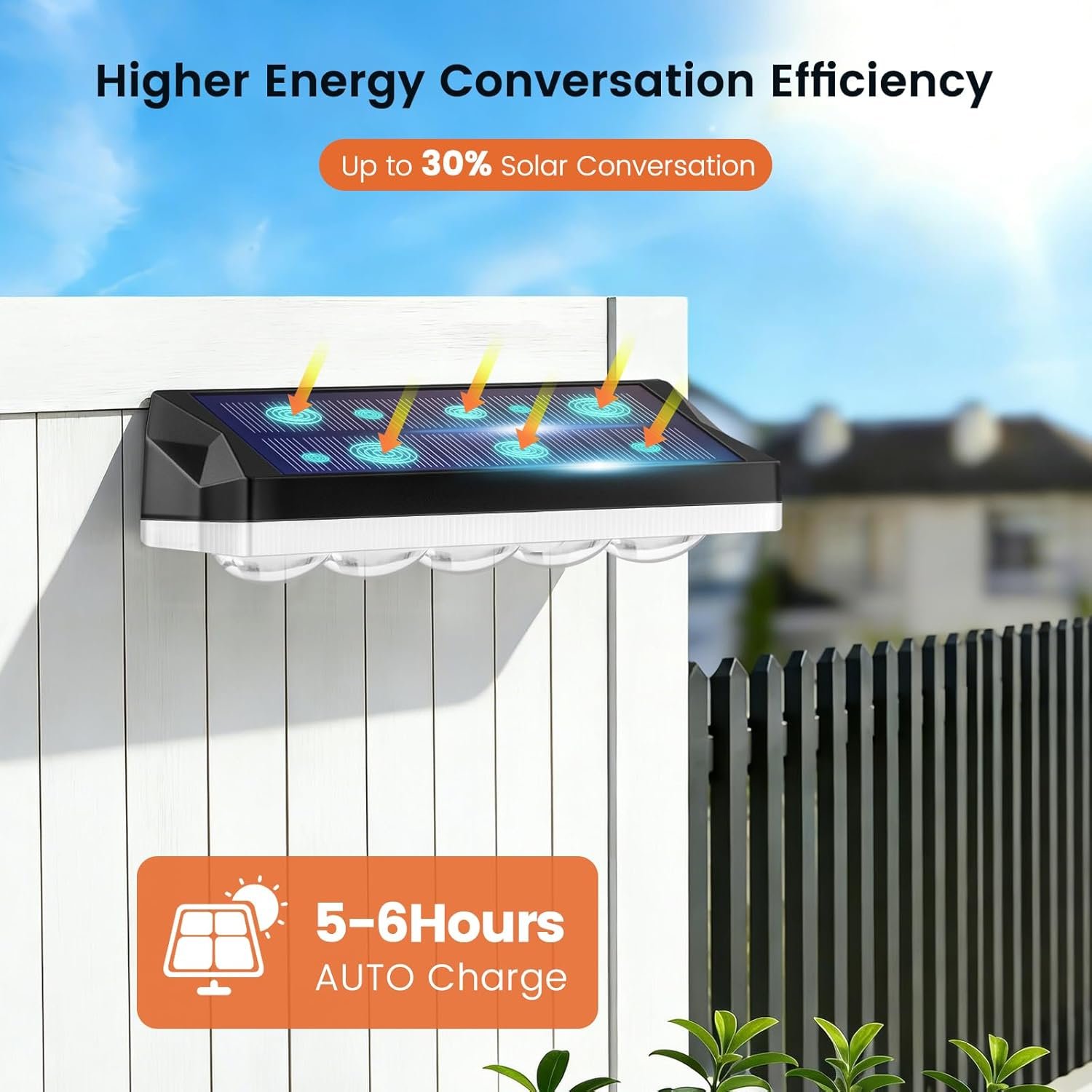 6 Pack Solar RGB Garden Outdoor Lights - Image 4