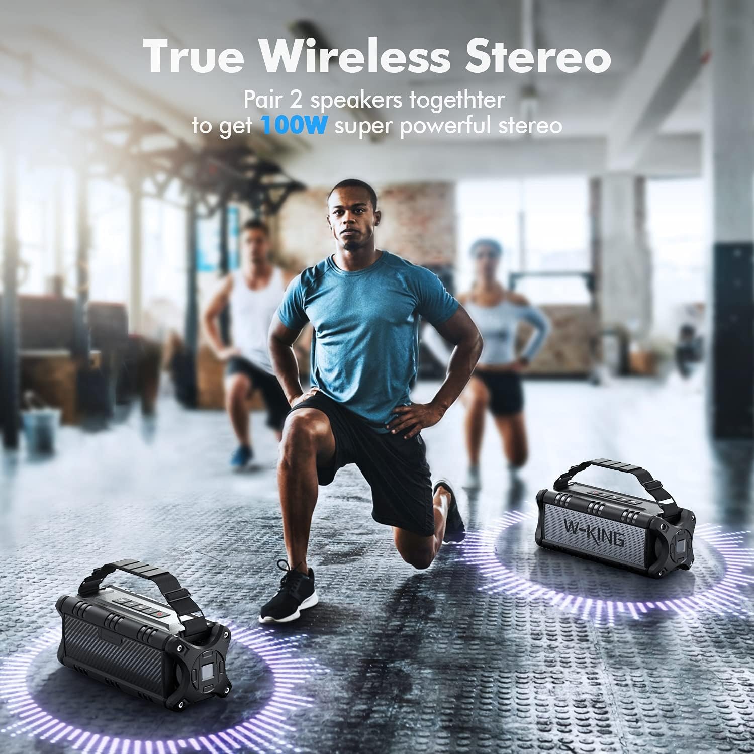 90W Max Wireless Waterproof Bluetooth Speaker - Image 3