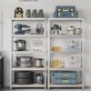 Set of Two 5-Tier Heavy-Duty Shelving Units