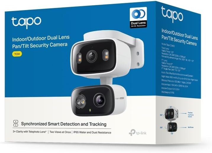 AI Smart Dual Lens Security Wide angle Camera - Image 11