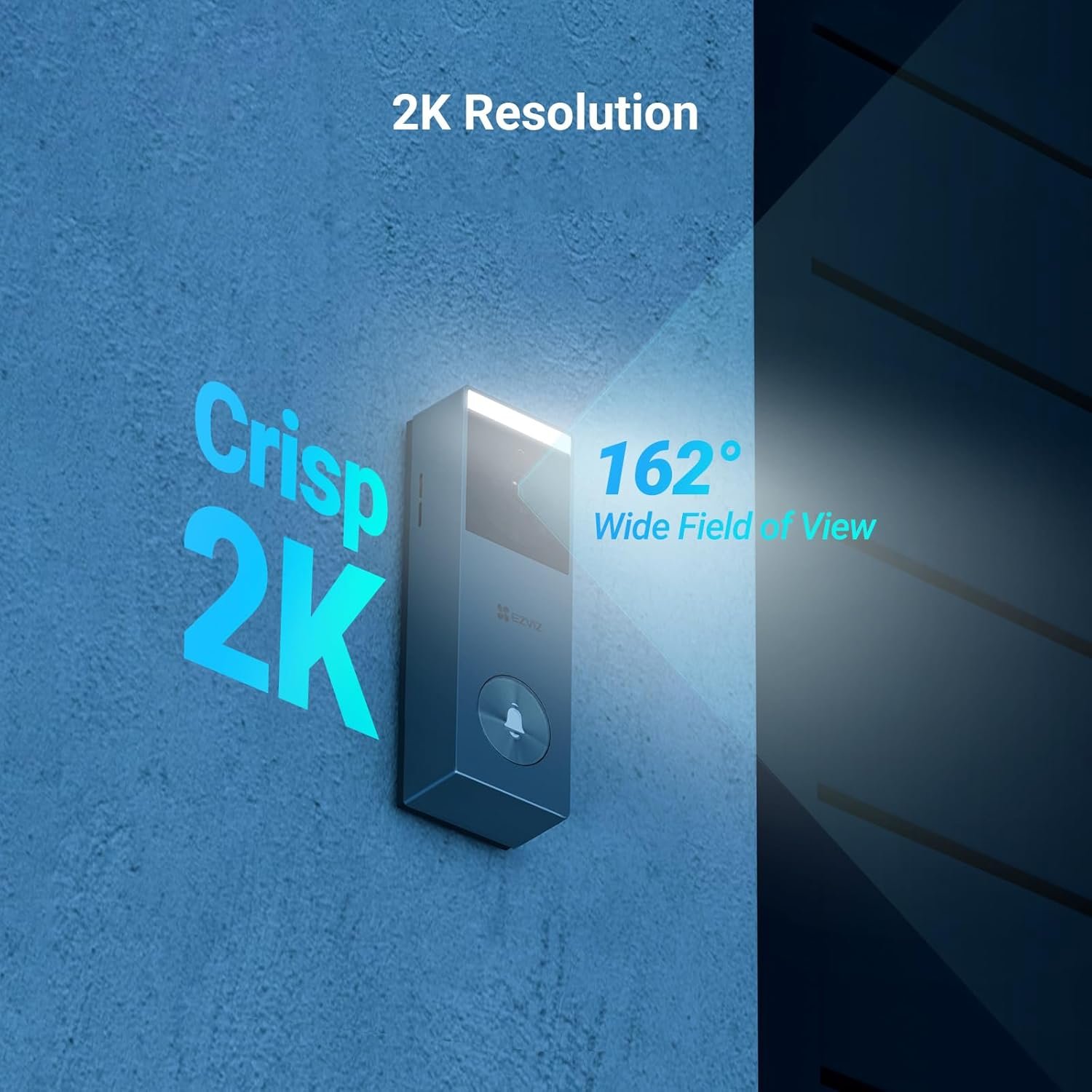 Ai Detection Solar Wireless Doorbell Camera with 8GB Local Storage - Image 2