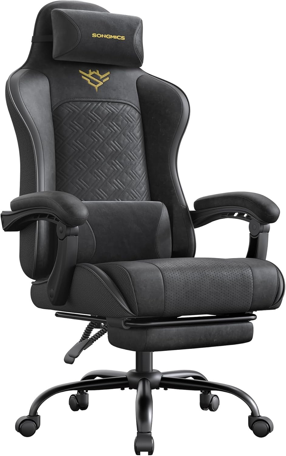 Ergonomic Office Gaming Chair with Footrest