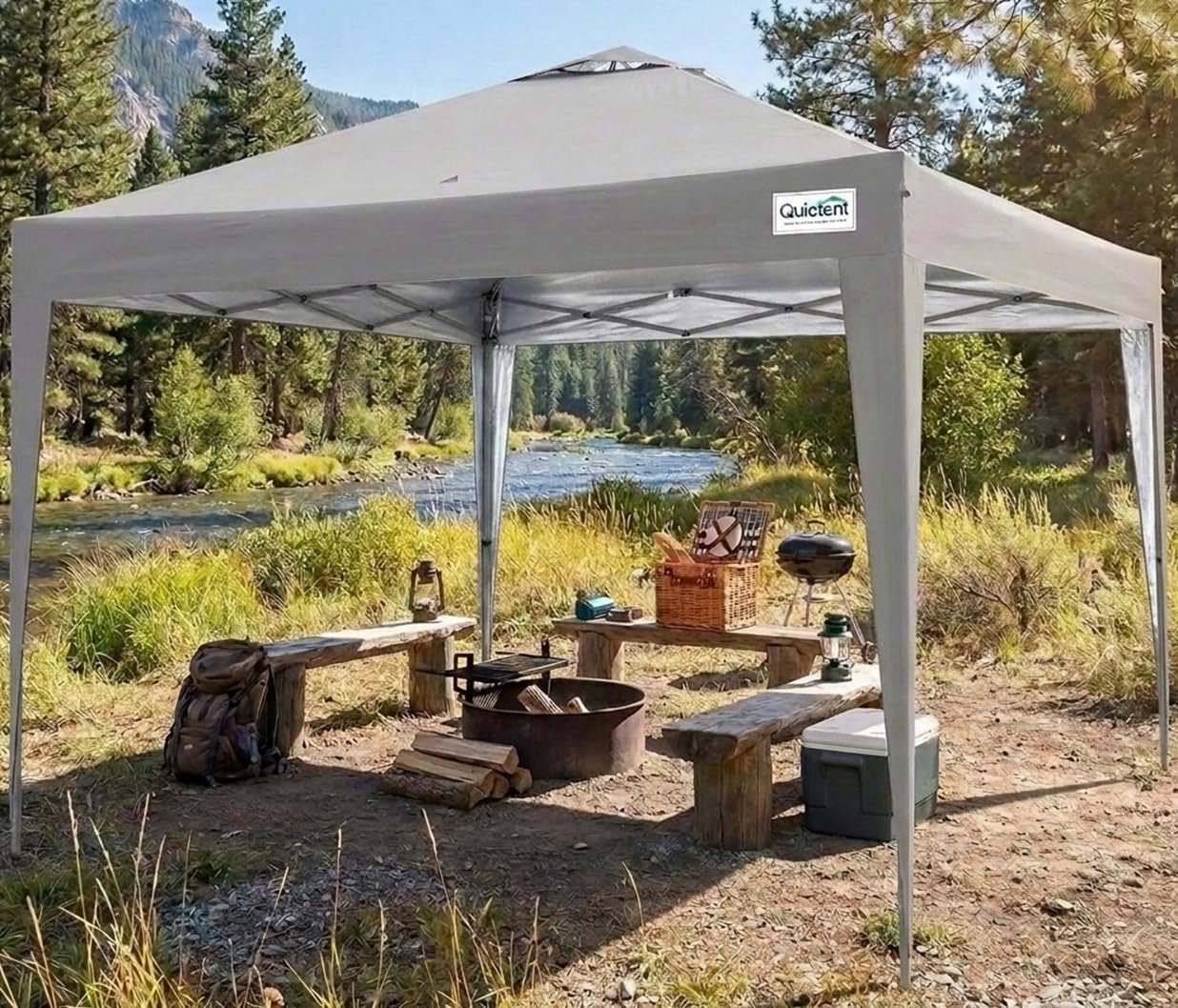 2 x 2m Pop Up Waterproof Gazebo with Carry Bag