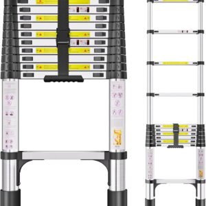 3.2M Telescopic Ladder with Non-Slip Feet