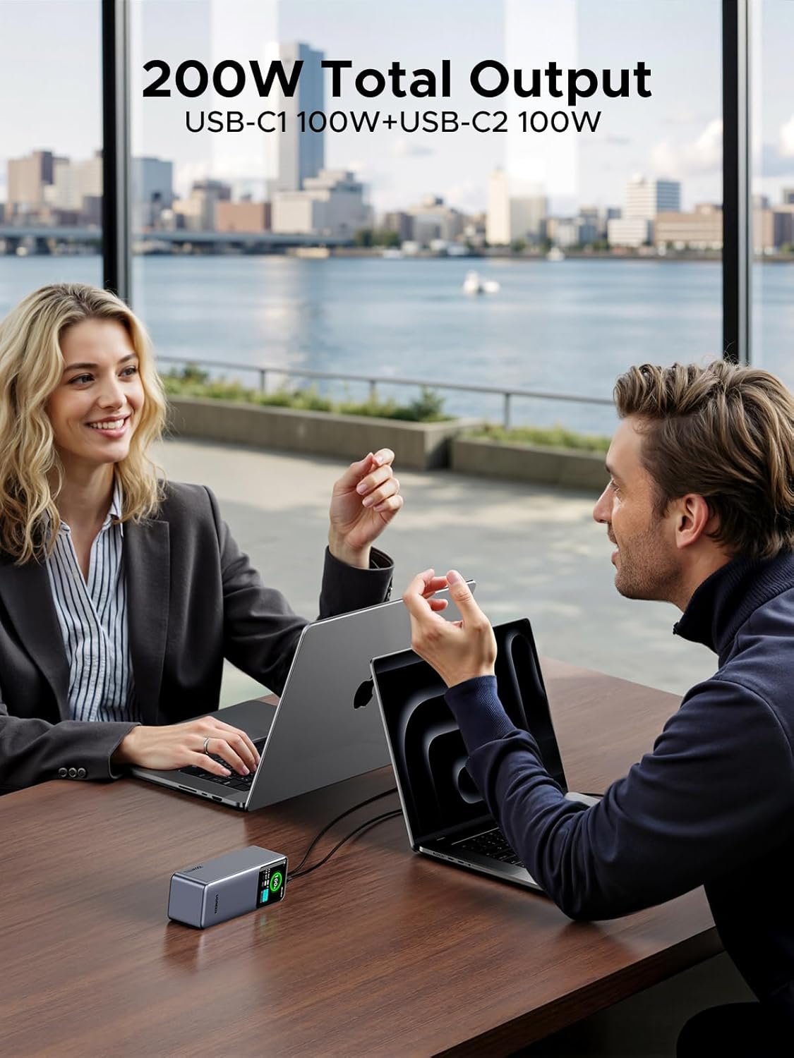 Nexode 200W Power Bank Smart Display Fast Charging, Compatible with Laptops, Tablets and Phones - Image 4