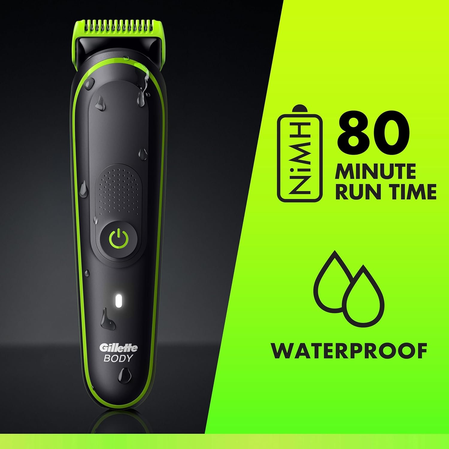 Gillette Labs i3 Body + Intimate Waterproof Hair Trimmer - Image 5